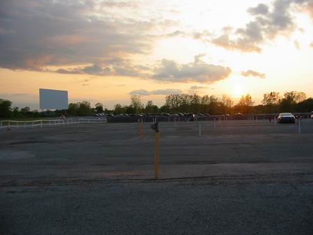 Miracle Twin Drive-In Theatre - Screen 2 At Sunset (newer photo)